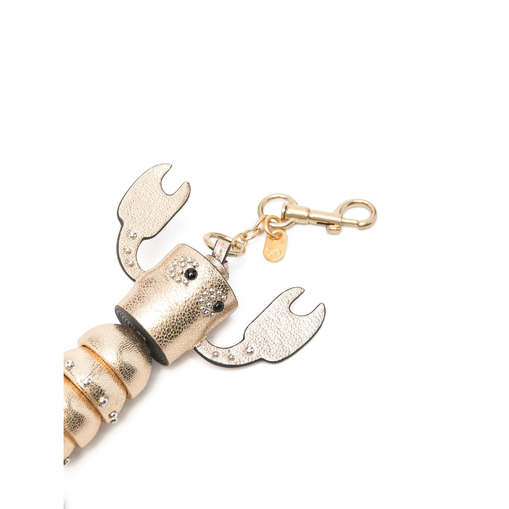 Anya Hindmarch Keyrings - Gold | cbe07a77db40c838b88bc57b072c1e8b9efde303