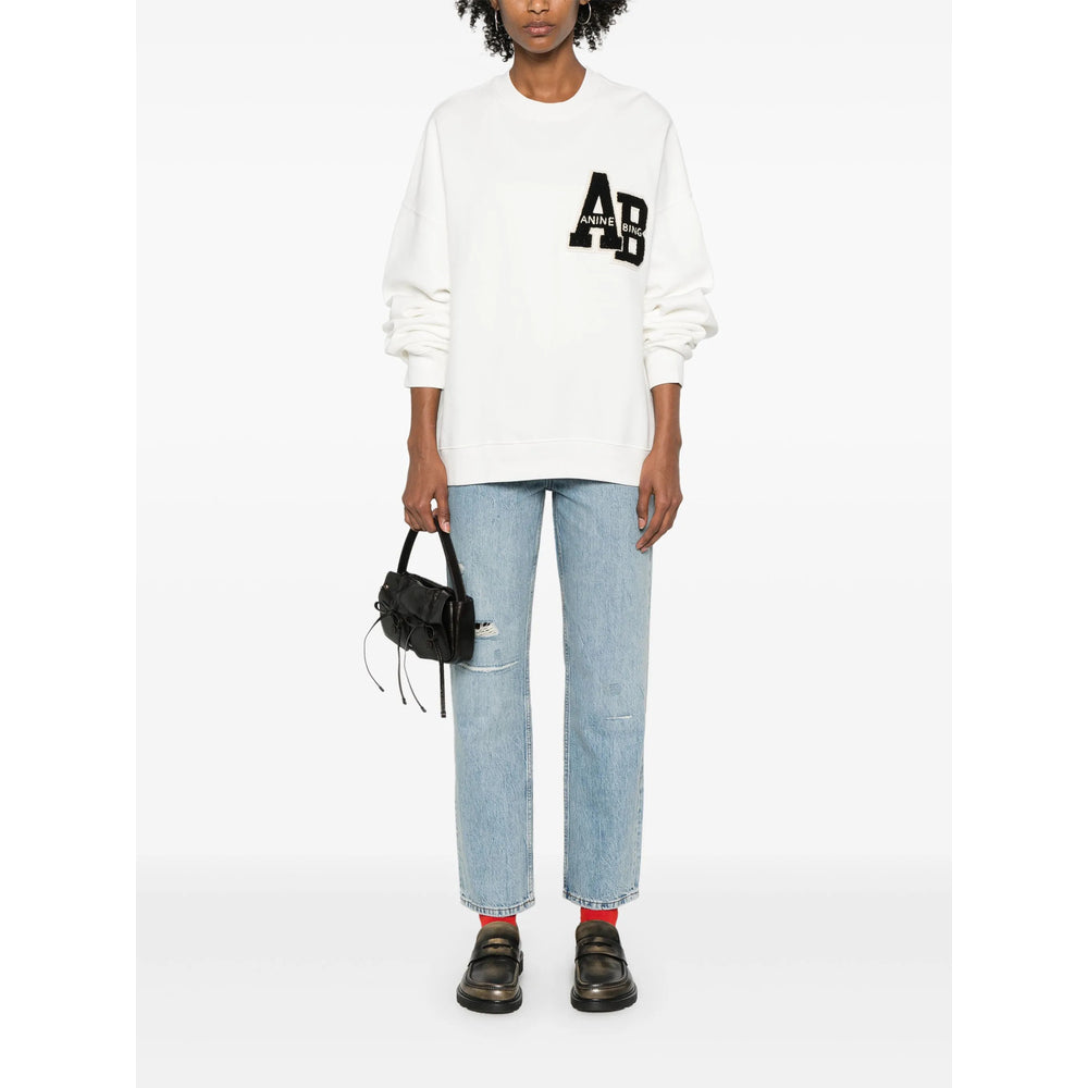 Anine Bing Sweatshirts - White | 51c4434862b1b4f6c66a9ef6451b0814f2ad19f9