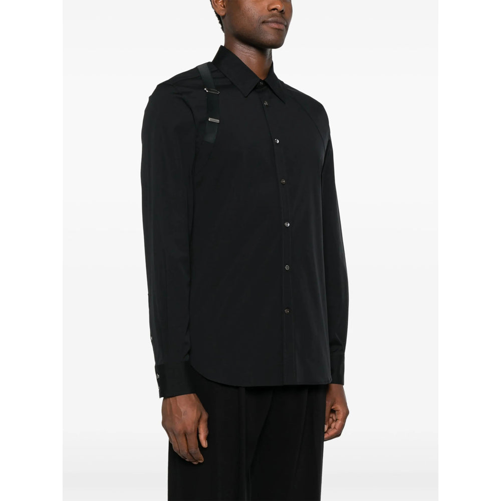 Alexander Mcqueen Shirts - Black | 02967a0e7dd4d2b2a4fec24f92f2aa21bbddf5e1