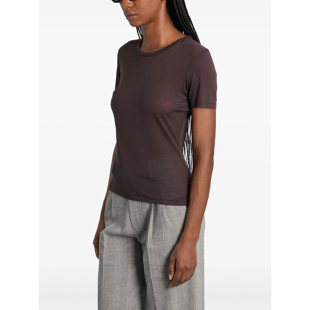 Anine Bing T Shirts - Brown | 3b192a81ab2c9fd4f7729d331f3a245f9af2ac8e