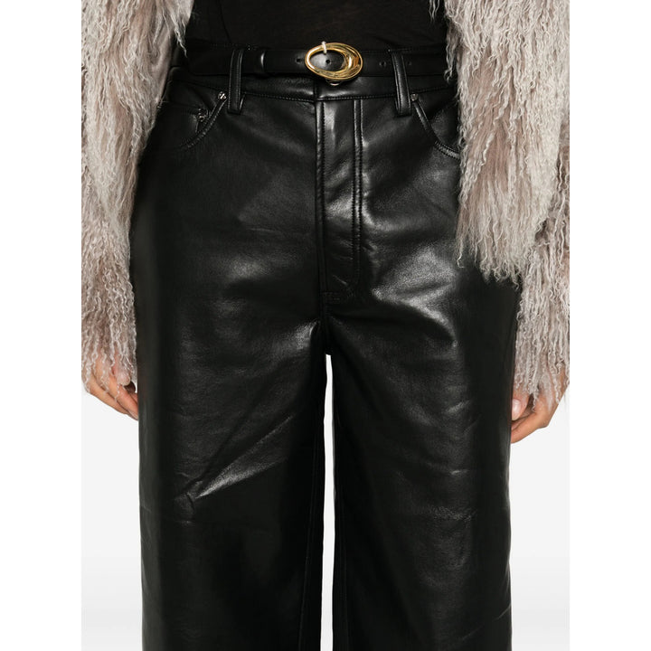 Anine Bing Leather Pants - Black | 16ad7a1a22cd65f79bef067f43c416de943b2633