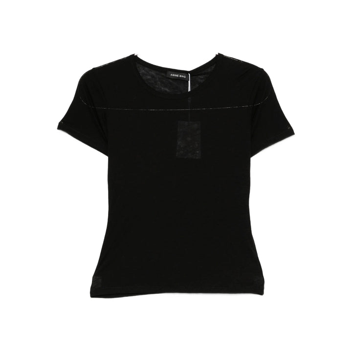 Anine Bing T Shirts - Black | 4874a3e567798d7ce6edc685c8df3108c522dea3