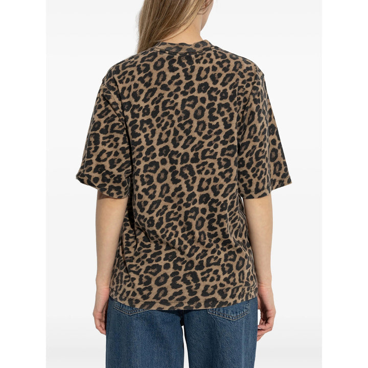 Anine Bing T Shirts - Black, Brown | d1ecef8cfbcadaa0d11a101f2edba624db1ae503