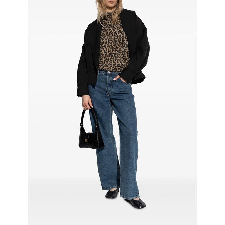 Anine Bing T Shirts - Black, Brown | 5cd0dce586a26844c6ac19addfae225b34208351