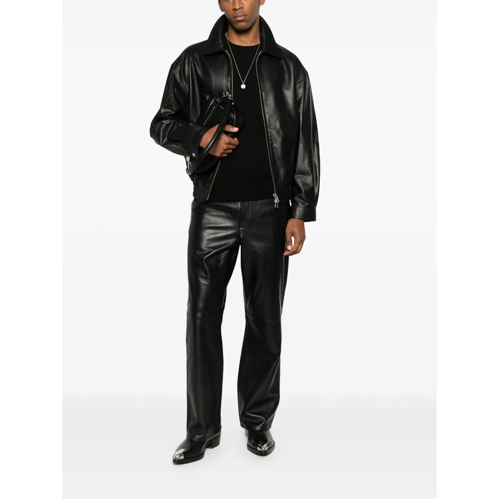 Tonywack Leather Pants - Black | a0fa2cf1adb2e867b60f8de7009922250723d395