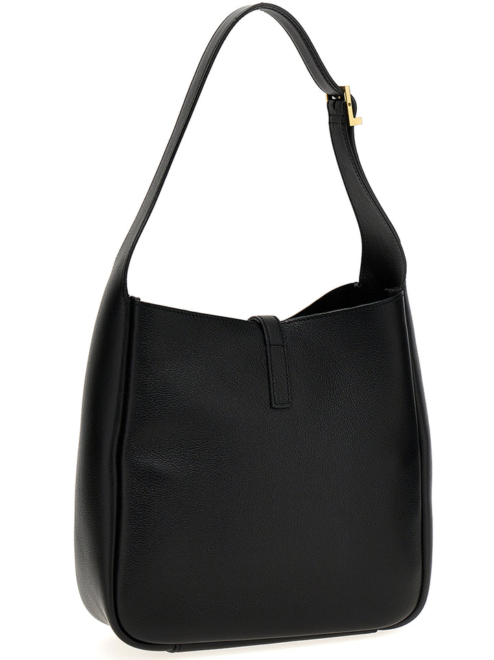 Saint Laurent Le 5 À 7 Soft Shoulder Bags - Black | 663a80a68c1ef3526754abb9c036ff1bdea18beb