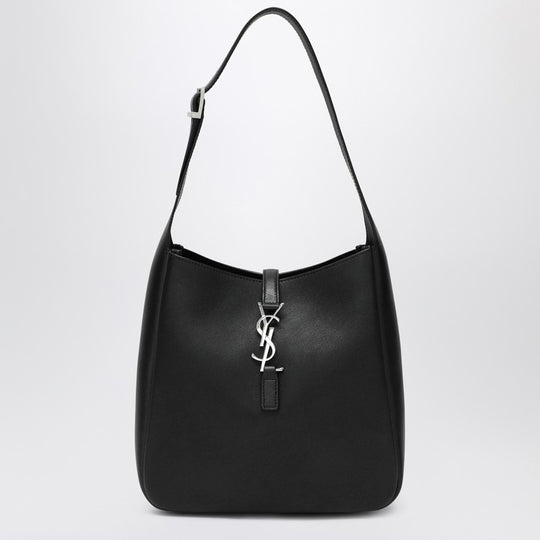 Small Black Le 5 À 7 Leather Bag