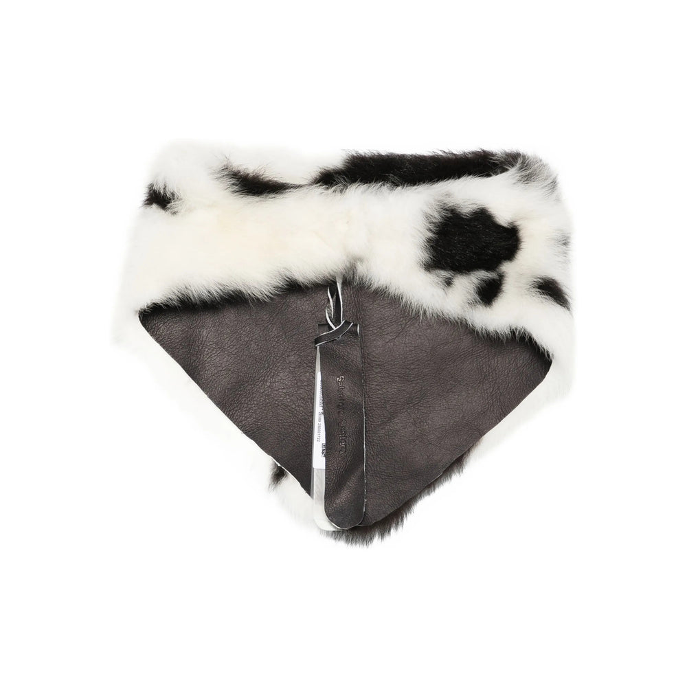 Salvatore Santoro Scarves - Black, White | 9fe4dfa82058dc4c29f2c4adf6f3caaeb62de163