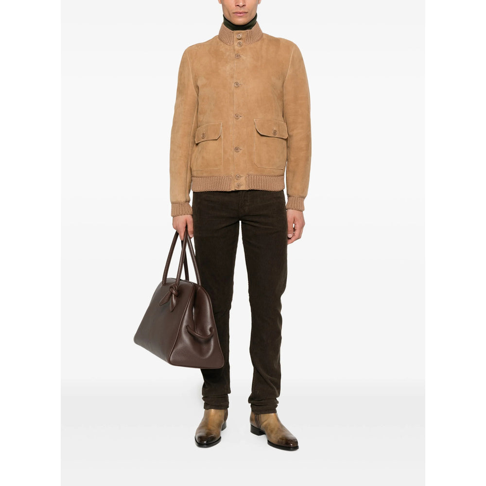 Salvatore Santoro Leather Outerwears - Neutral | 38171427a8e990c8afb33101c18242c81e23f6d6