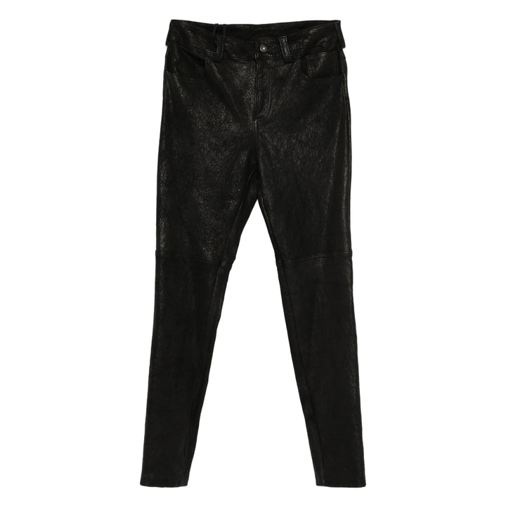 Salvatore Santoro Leather Pants - Black | ceb00d4ea1d578ff548e288894907bfbc0ae728a