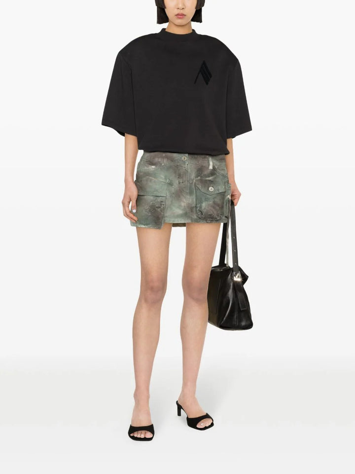 Fay miniskirt with camouflage print