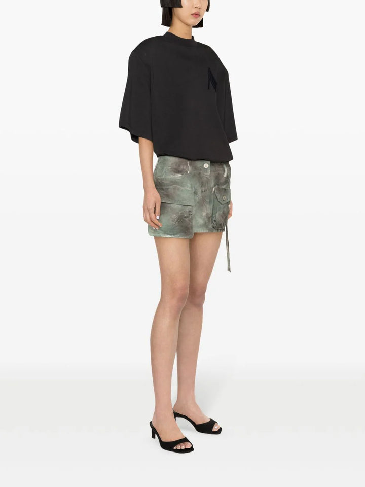 Fay miniskirt with camouflage print