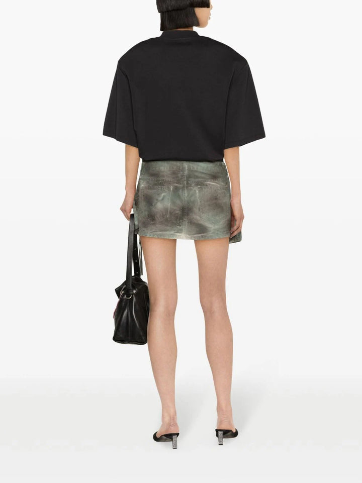 Fay miniskirt with camouflage print