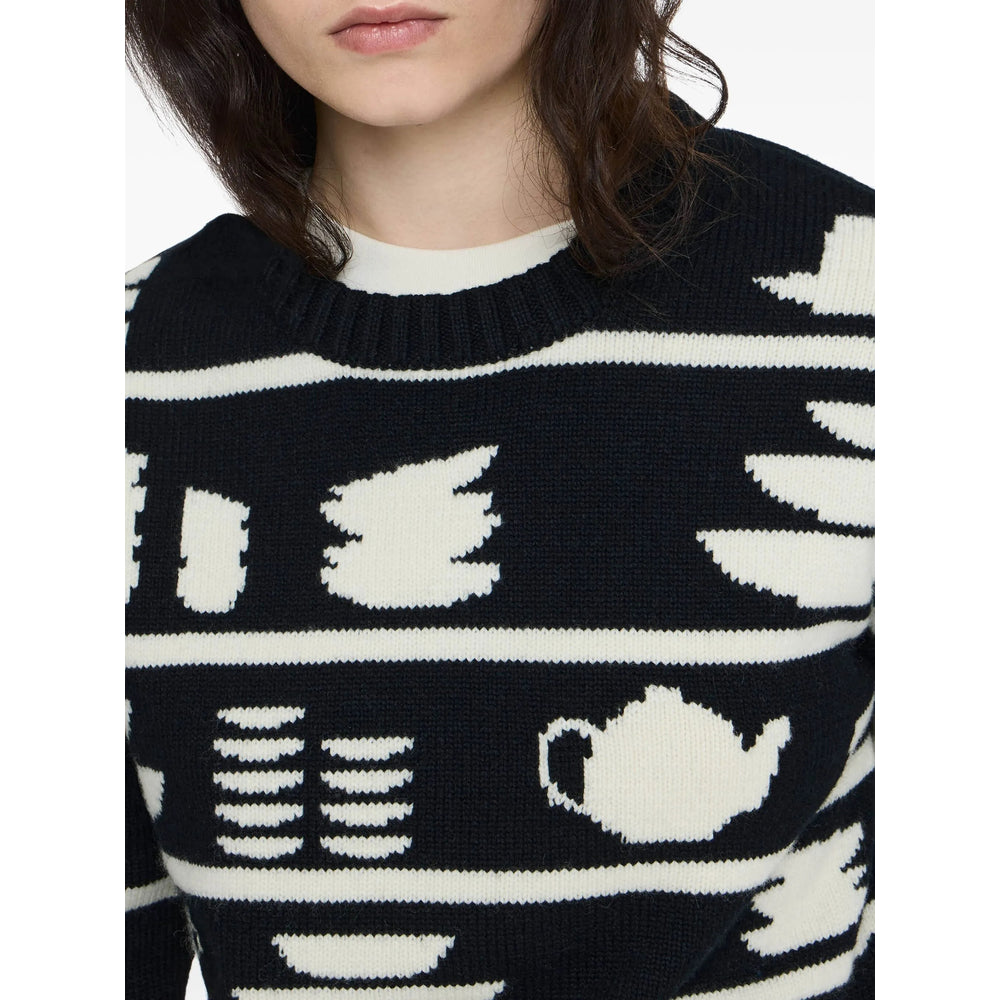Jw Anderson Sweaters - Black, White | b52d6c64229a5bc7862c5f14ea88fd294a1c07ab