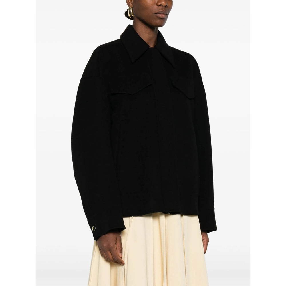 Sportmax Coats - Black | 767da1f25b5dfe35264d3bd0057ef424993f23d3