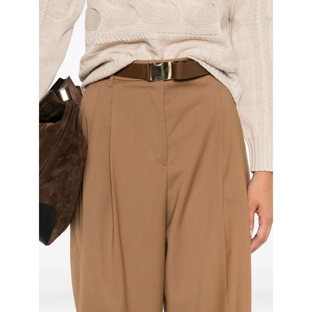 Max Mara Studio Pants - Brown | 88dc30d0bb5acaadf72f6ed8f4943446c94caca8