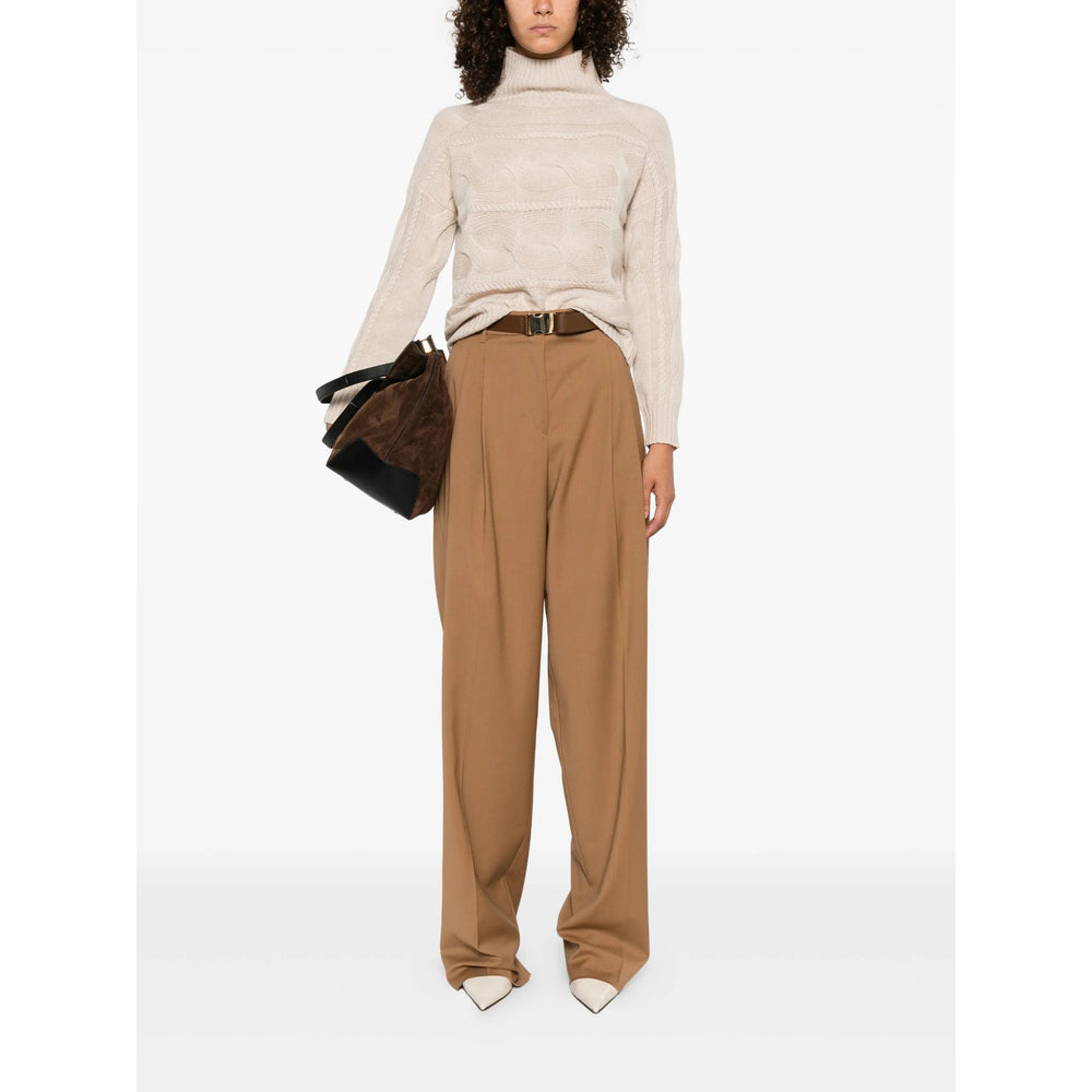 Max Mara Studio Pants - Brown | 9e803e440f4526ccccddd1682761cdddb13eae96