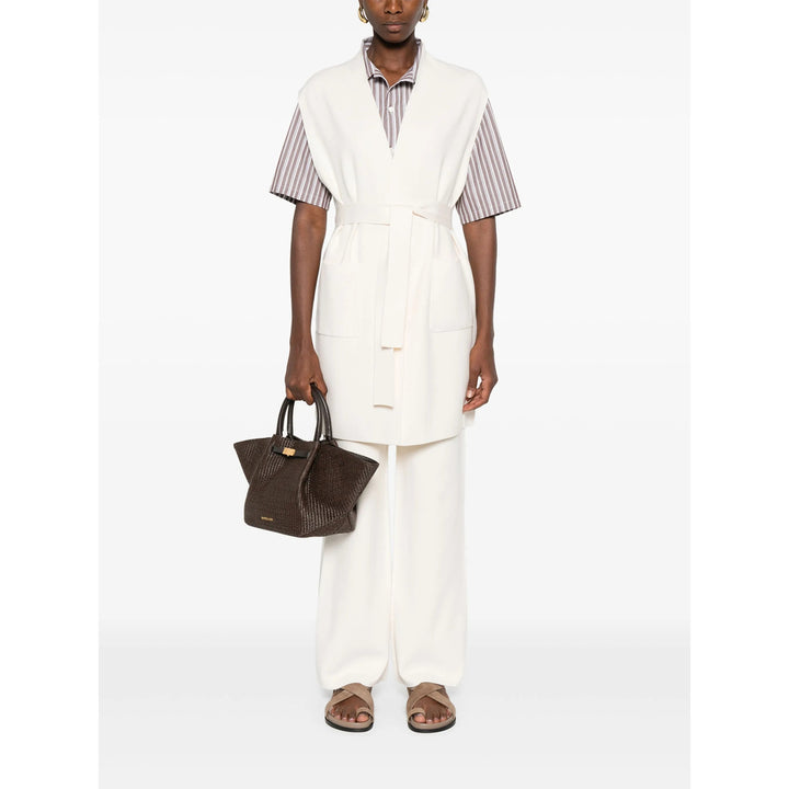 Max Mara Studio Sweaters - White | aaf150c9a87c37ea5db72fef7dfb2eb7c6dd2402