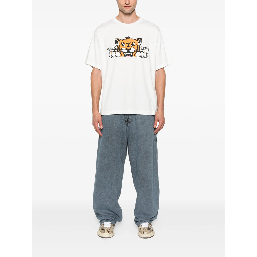 Kenzo T Shirts - White, Orange | 82601e41d01d7eeaf463b5b5b91e26959441a566