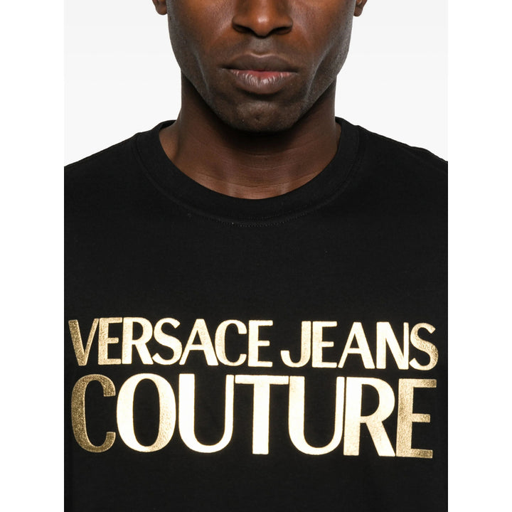 Versace Jeans Couture T Shirts - Black | 10140d4d1f3da1abf9a658b6b34a430e79f06fb3