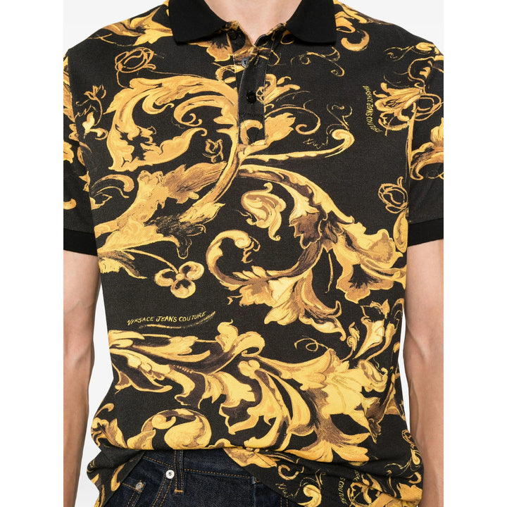 Versace Jeans Couture T Shirts - Black, Gold | ca4f8a86cbf20f34fbf70c515e73d163d608acf9