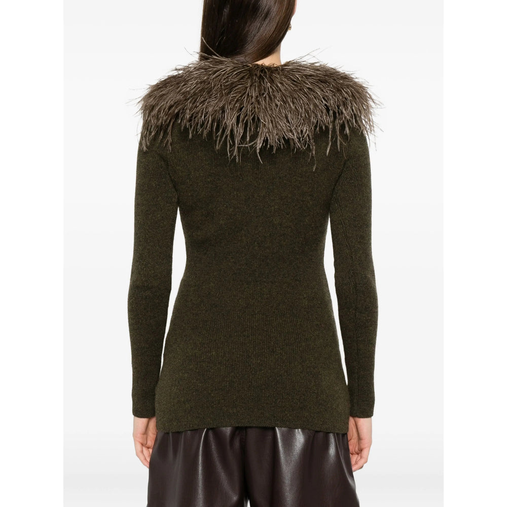 Blumarine Sweaters - Green | d424646bbf817745edf2dd524a78a0eb04076ff0