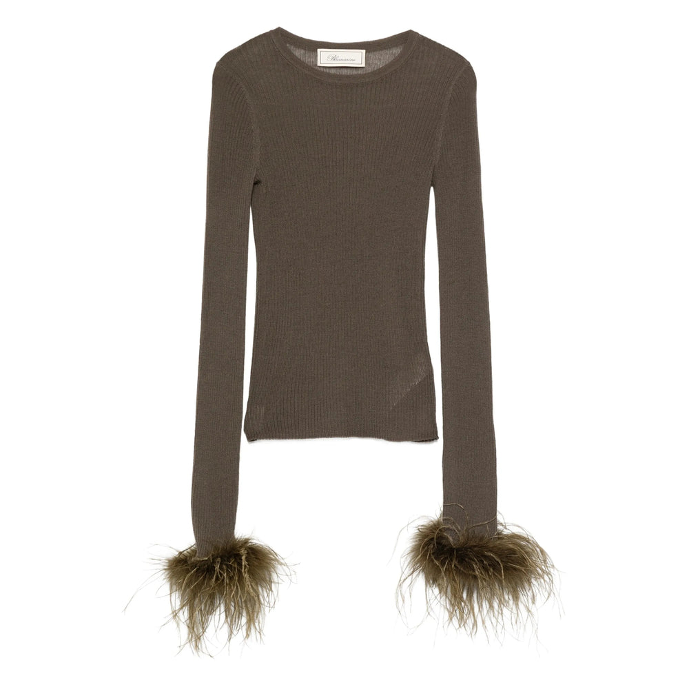 Blumarine Sweaters - Green | c4651c83f4454e09f3debc5a6ccdfa6a5749b302