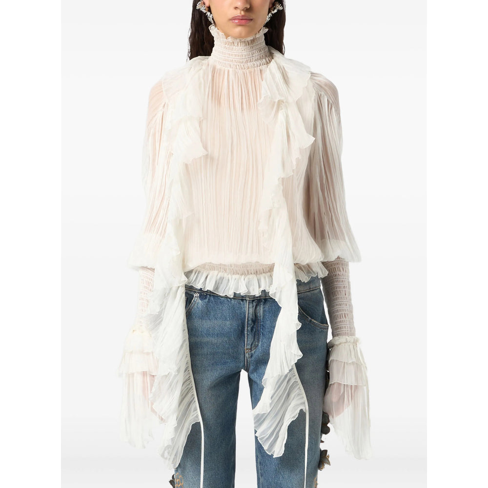 Blumarine Shirts - White | 3af39b8b5fa096ff14c0ebd8ae0e263e6f6fde12