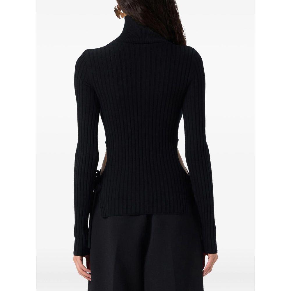 Blumarine Sweaters - Black | 384ac5320589fa269aef0909215e206d37ee9438