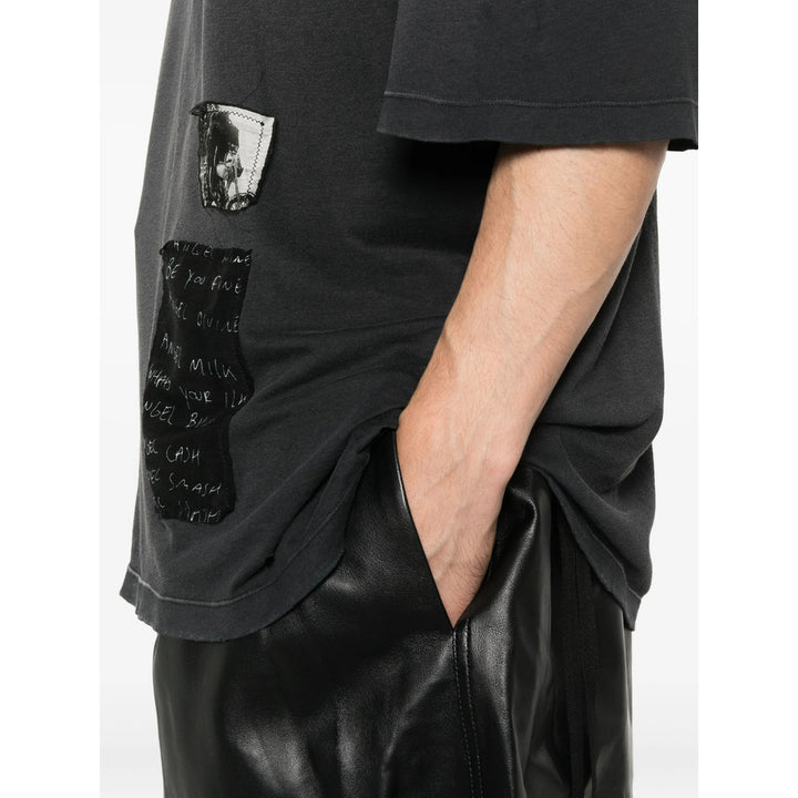 Ann Demeulemeester T Shirts - Black | 3a8d063cf3534c676689a5d36a6bcab00a502981