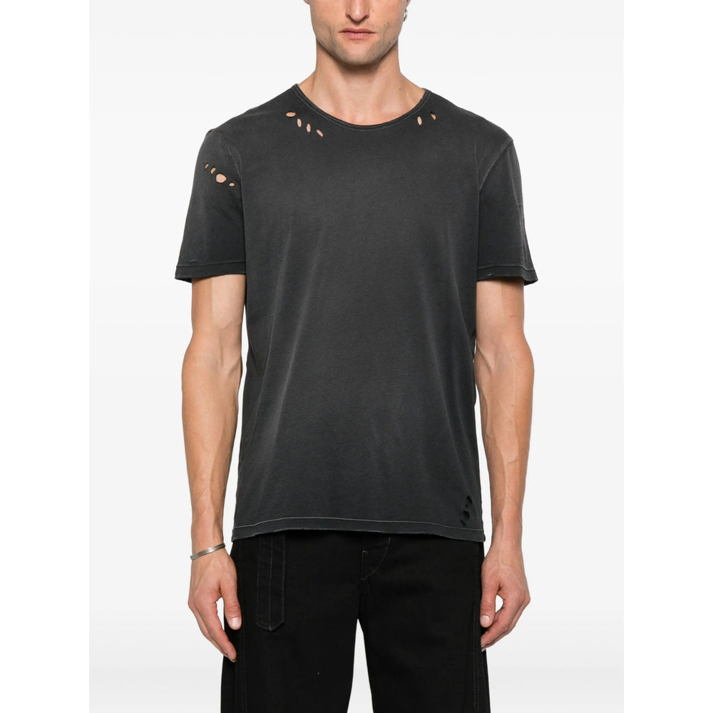 Ann Demeulemeester T Shirts - Black | 394fdd641e3a9114a3a3c3f02de10213e0beba59