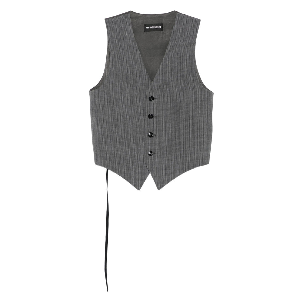 Ann Demeulemeester Waistcoats - Gray | 118504168f3869c714c4e36c657dc75afb1575b5