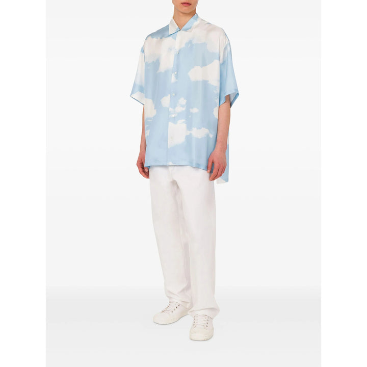Moschino Shirts - Blue, White | 5dc204c76fc2c9019b1e5762d169988fbf6028d0