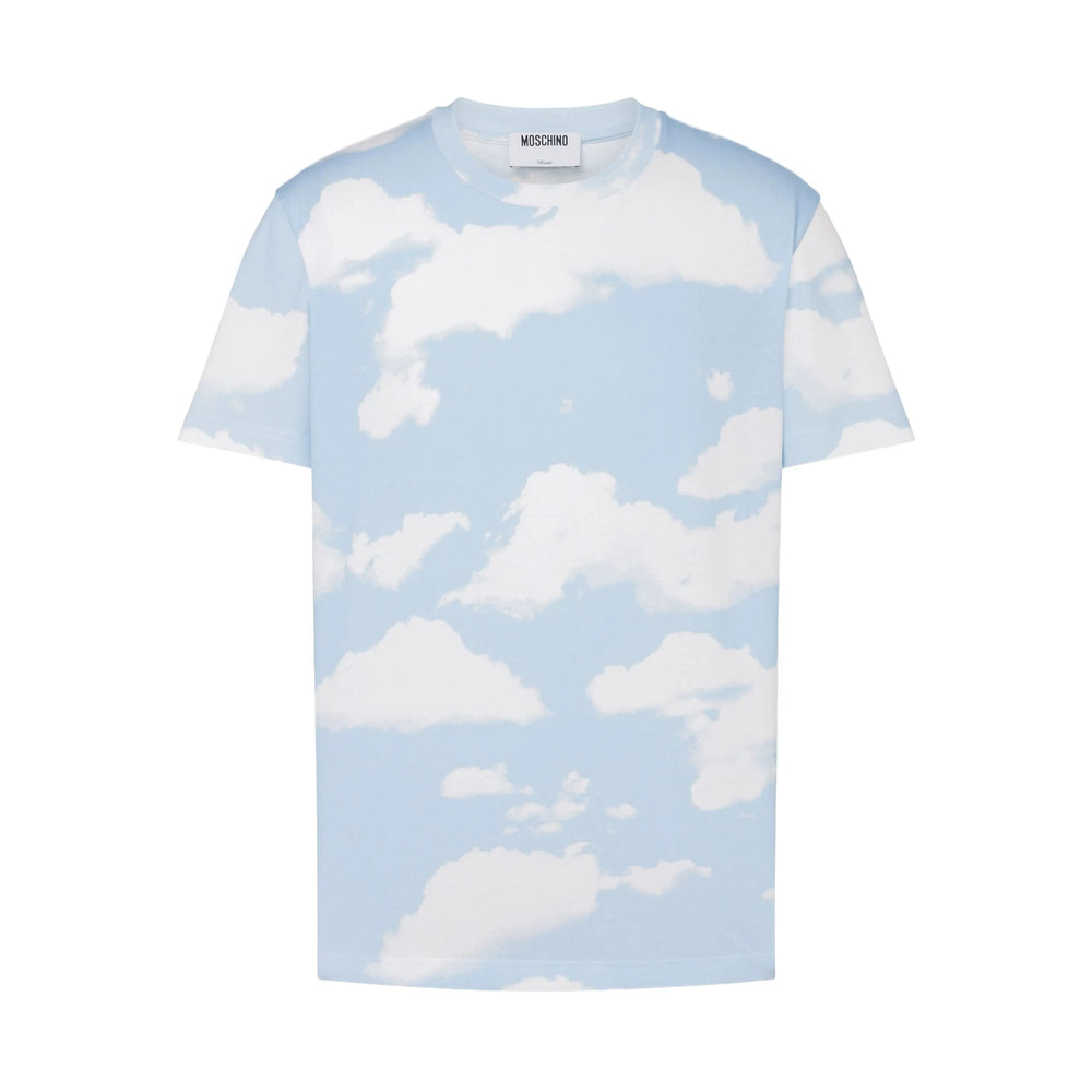 Moschino T Shirts - Blue, White | 1ad97e14f312e60eefa9b71e59dbac85d8cba275
