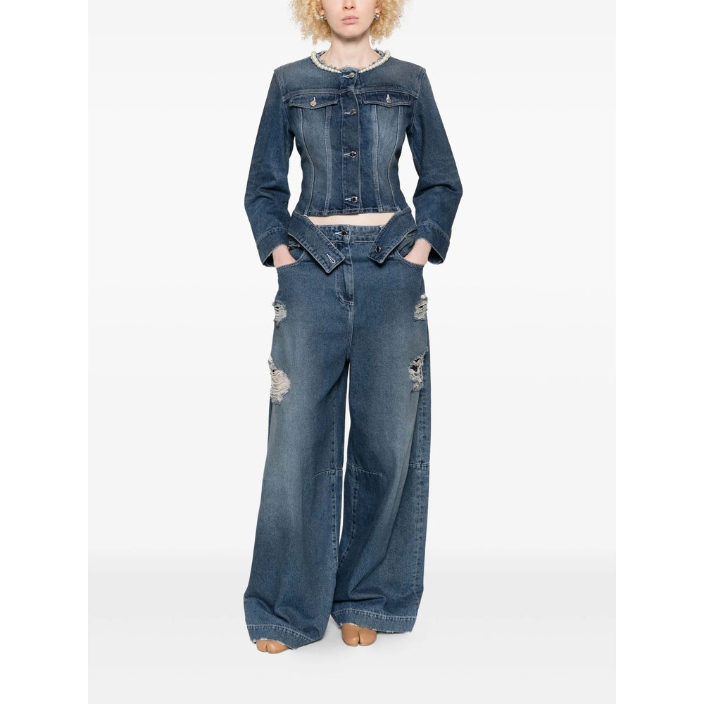 Simone Rocha Outerwears - Blue | bfe97f51a35961b94af1845fe9e9932f9cc9a965