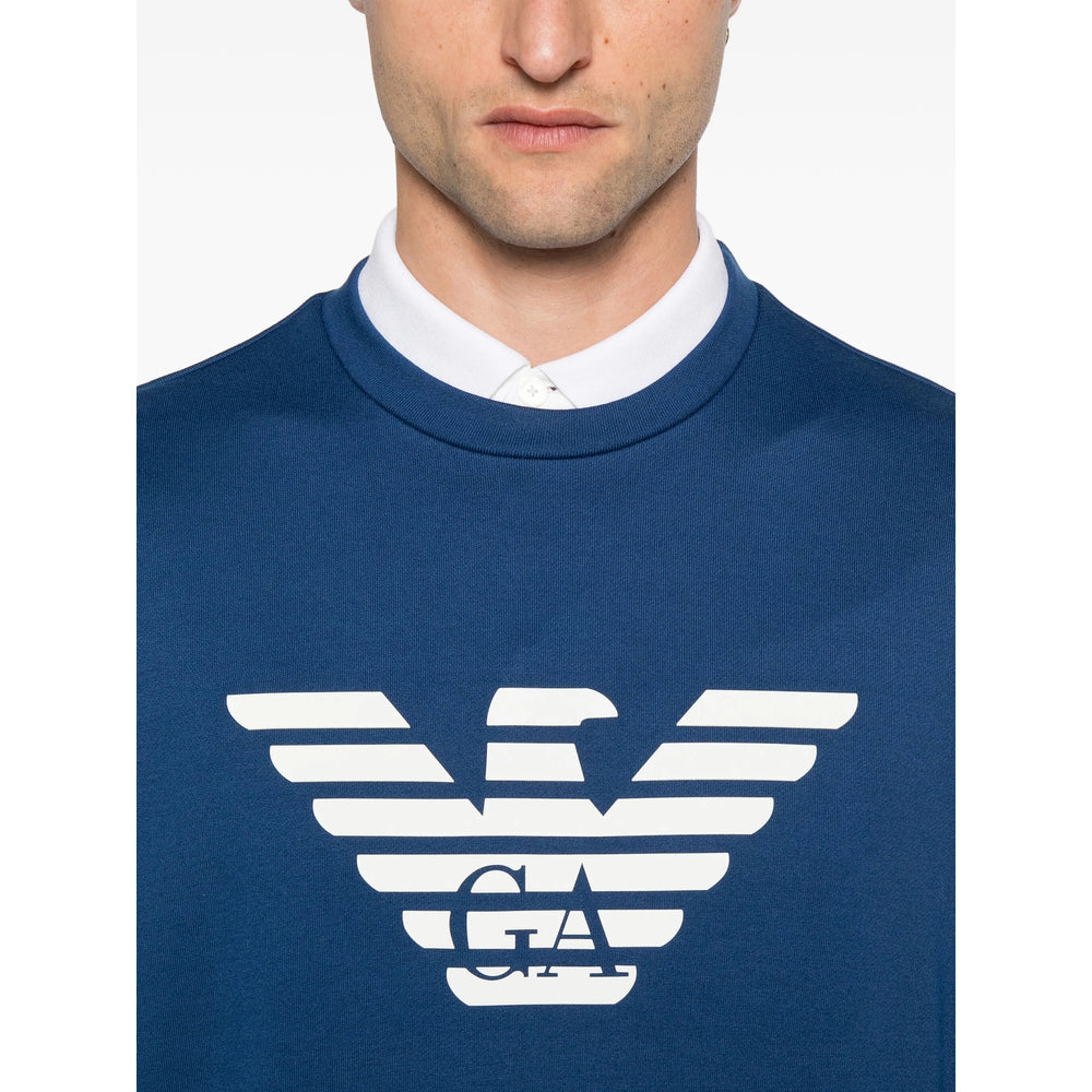 Emporio Armani Sweatshirts - Blue | 7796bee572f676322bf0af3e9c2af97e8bfd87e7