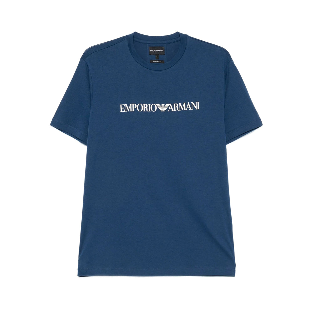 Emporio Armani T Shirts - Blue | 6756bf105e5d40ba72de39cfc776a53b4a335d43