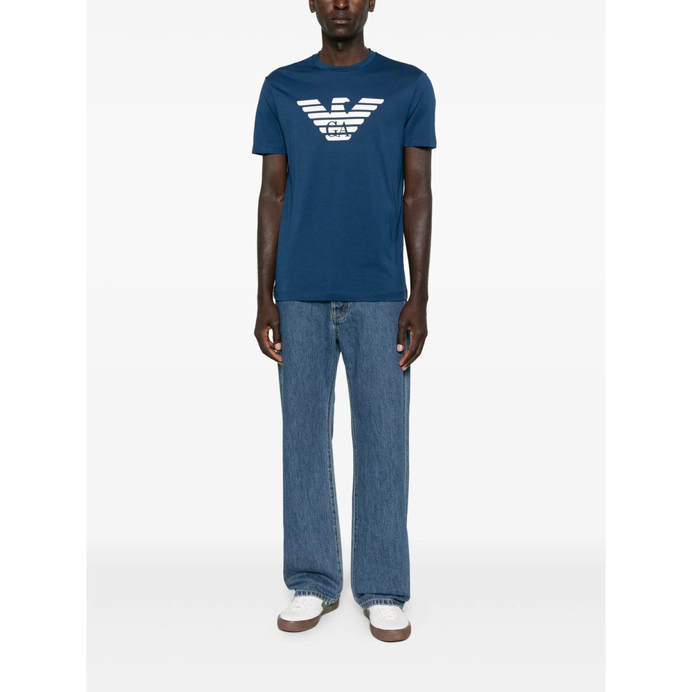 Emporio Armani T Shirts - Blue | bd211110dedc6b2903490d5d4564e5109e118517