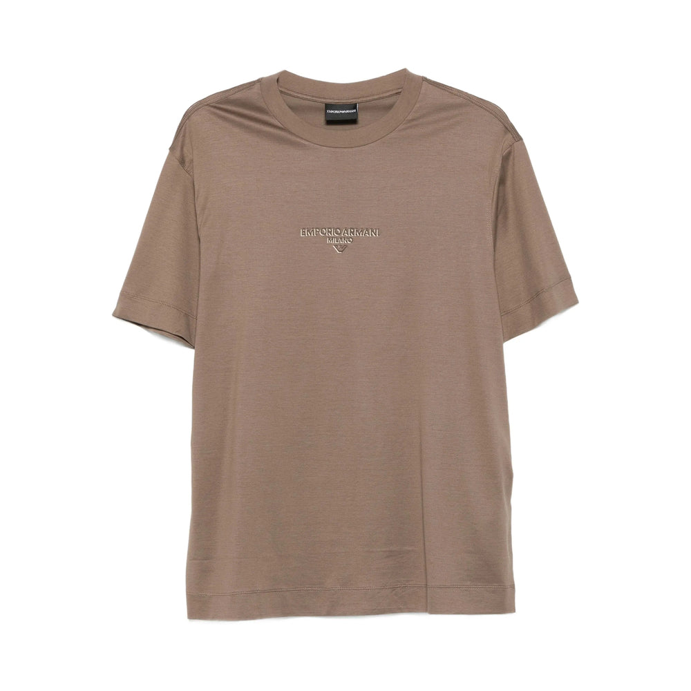 Emporio Armani T Shirts - Brown | 067dc250fb016d20eaa4097f0a1f162e06dddc2e