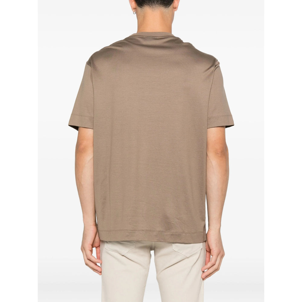 Emporio Armani T Shirts - Brown | adaa720db6c26dd45a202d32ac841917e7c47fb3