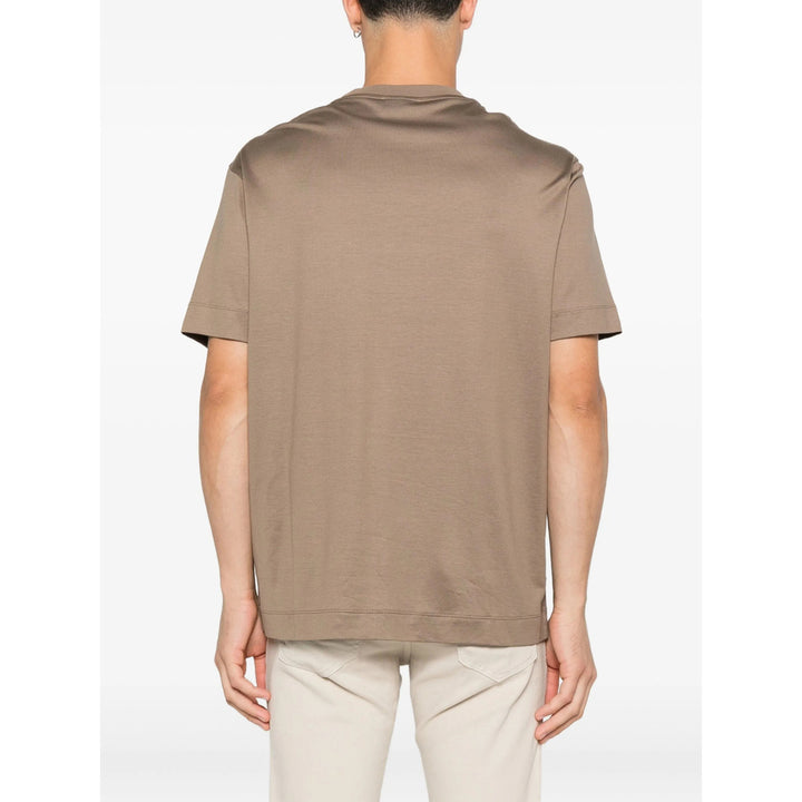 Emporio Armani T Shirts - Brown | adaa720db6c26dd45a202d32ac841917e7c47fb3