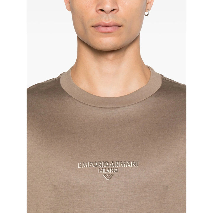 Emporio Armani T Shirts - Brown | 1ca497f9d9dcc4e08266b68cab7dbb5092a7247f