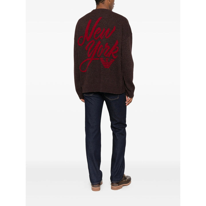 Emporio Armani Sweaters - Purple | fc91154ec132f4f7800fb8eda1e2158869c9b602