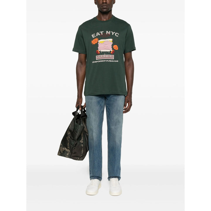 Emporio Armani T Shirts - Green | e1ca4182b46f8a2e46fb9064df6c36f93290ca74