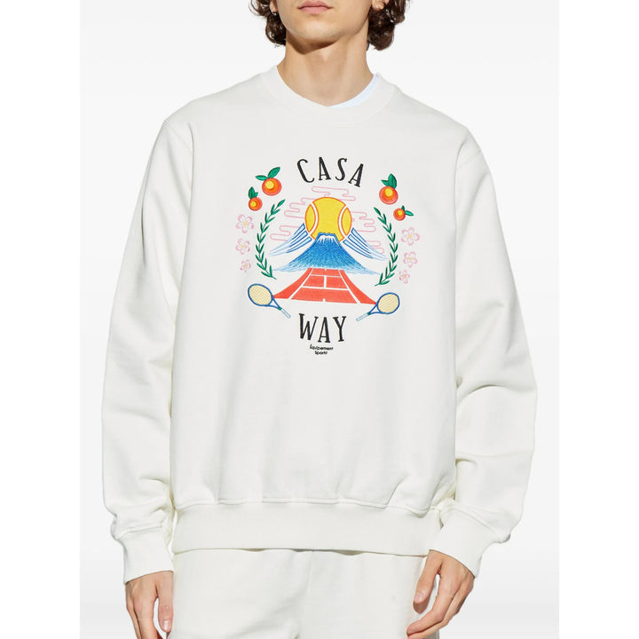 Casablanca Sweatshirts - White | 6201947e7ebde063a0ad73db3f9709b57a7f0f57