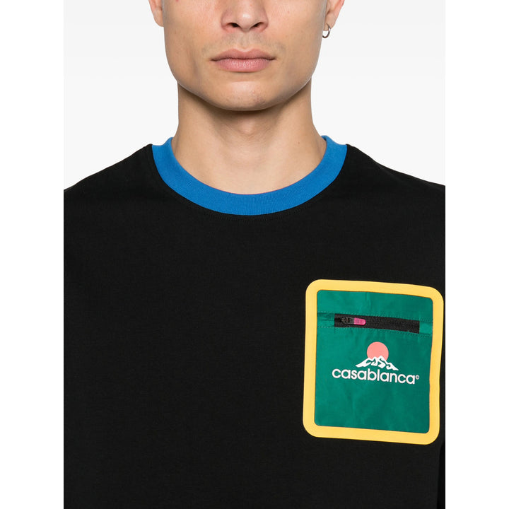 Casablanca T Shirts - Black | 1af01688629f8c54378d38caad1e93e4cfaea0fe