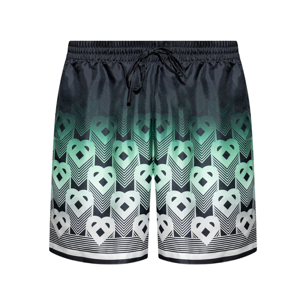 Casablanca Shorts - Green, Black | 26b2059981c6432a85310642d52771b3ab6bd751