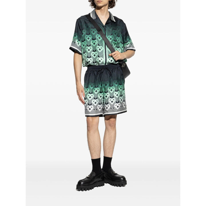 Casablanca Shorts - Green, Black | e668aff7ec3233835174786133410f906d40bff9