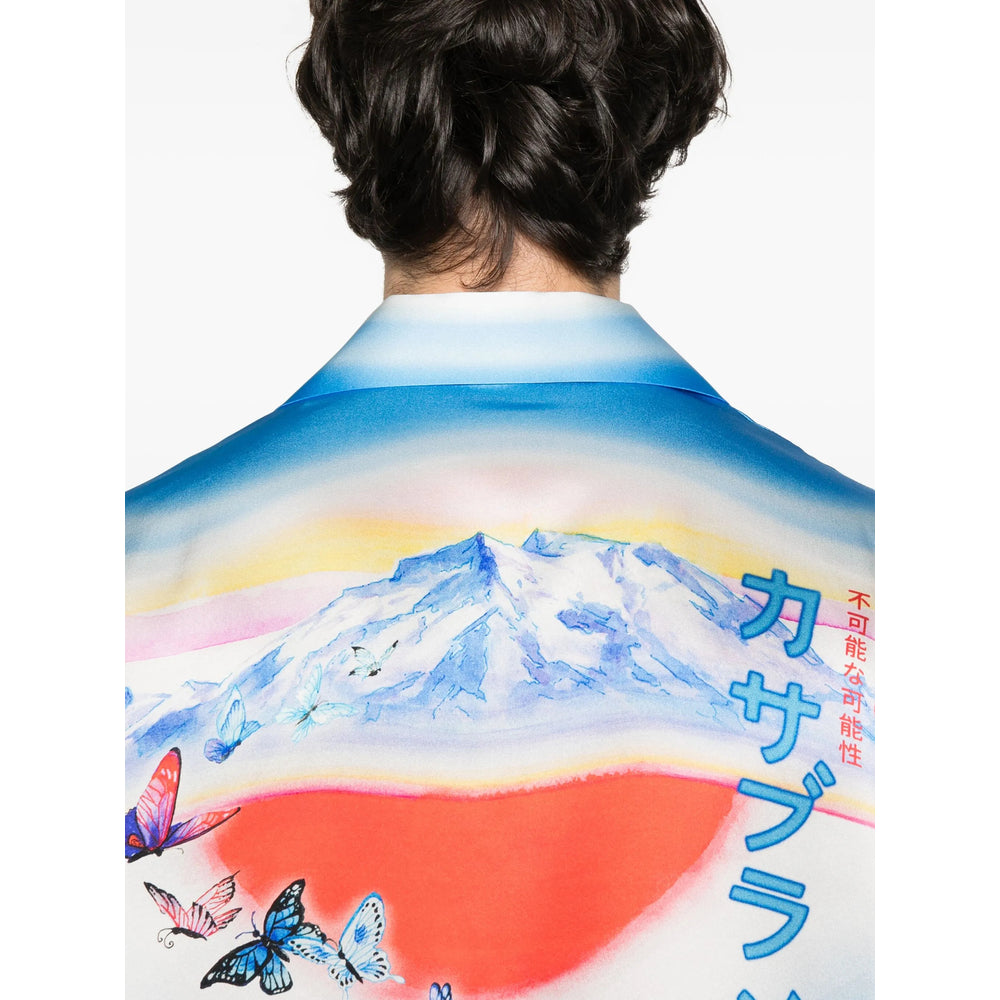 Casablanca Shirts - Blue, Orange | c92d5273e7b190019ac4432444d69e1061f9e268