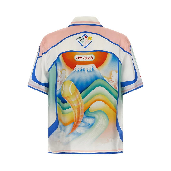 Casablanca Shirts - White, Blue | 2a1ec832618940509a986c0847619190bb0ef7ba